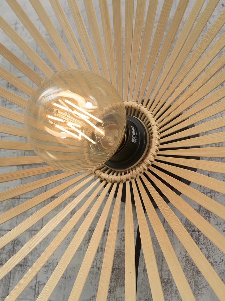 Stropná lampa bromo asymetrická m prírodná MUZZA