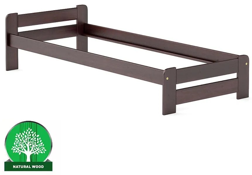 Posteľ borovica LK099–80x200 orech