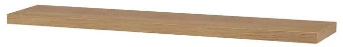 BONTEC Polička, mdf, čierna, P-002 BK Farba: Šedá