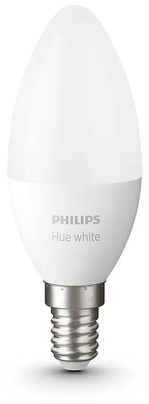 PHILIPS HUE Múdra LED žiarovka HUE, E14, 5,5 W, 470lm, teplá biela