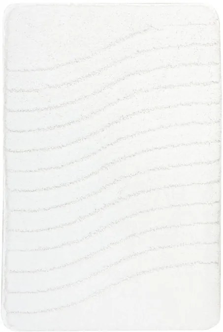 Kúpeľňový koberček Sara biely, vlny