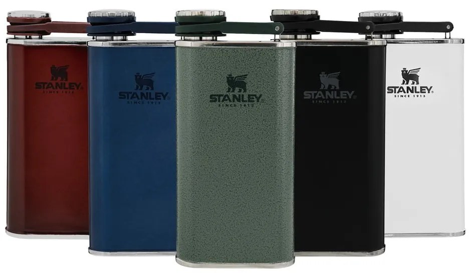 Zelená ploskačka z nehrdzavejúcej ocele 230 ml Easy-Fill width mouth Flash – Stanley