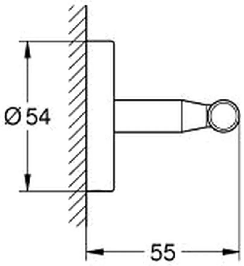 Grohe BauCosmopolitan - Dvojháčik, chróm 40461001