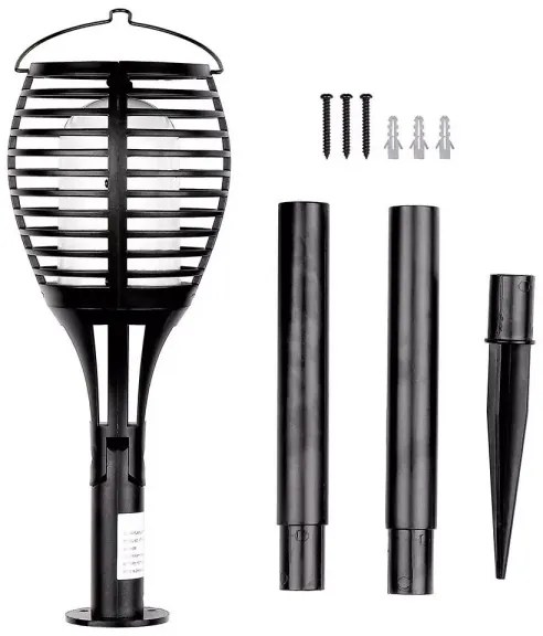 LED Solárne svietidlo FLAME 4v1 1xLED/0,45W/3,7V IP44 500 mAh