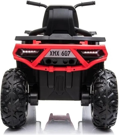 LEAN CARS Elektrická štvorkolka XMX607 LED červená