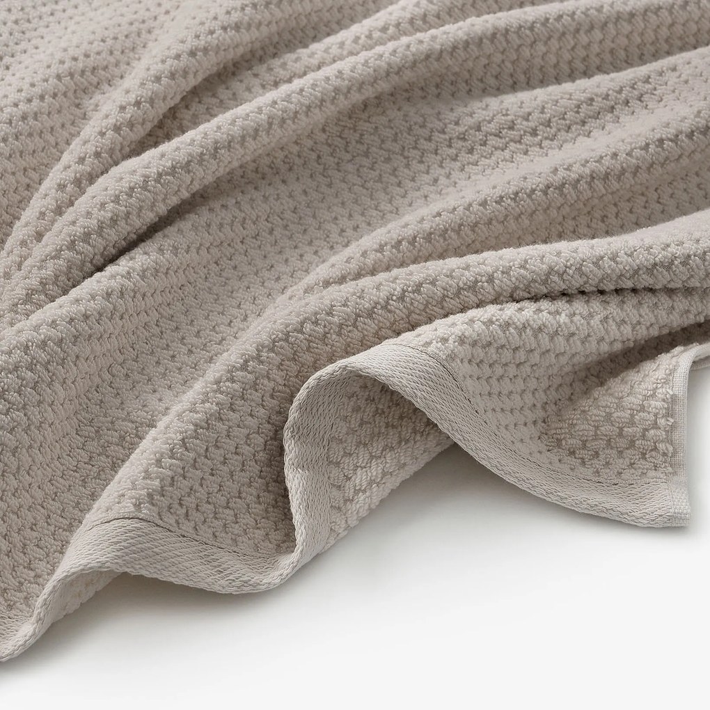 Goldea bavlnený froté uterák / osuška micro pure - sivohnedý 30 x 50 cm