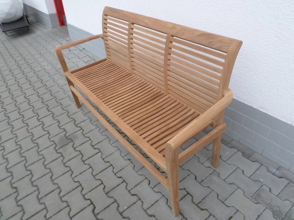 TEXIM STUCKING/NEW - záhradná teaková lavica 150 cm, teak