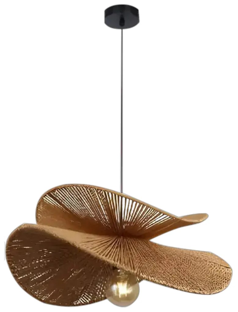 Toolight Toolight, stropné svietidlo 1xE27, APP1828-1CP, prírodná hnedá, OSW-00627