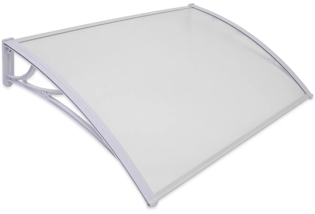 Aldotrade Dverná strieška 150 x 100 cm nedelená Lagrada, číra