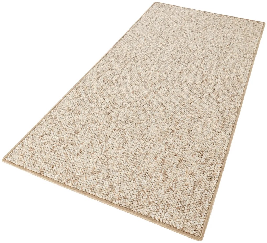 BT Carpet, Behúň Wolly 102842, 80x200, béžová, obývacia izba