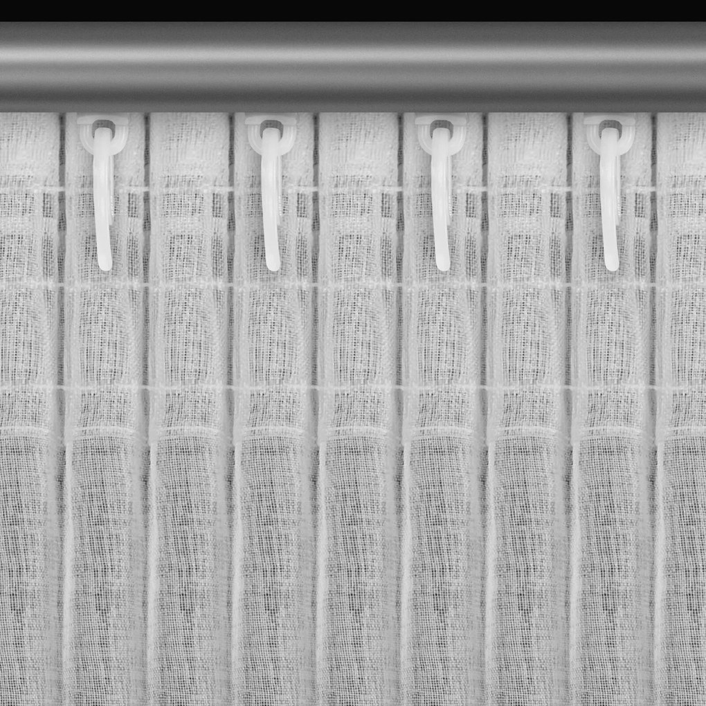 ZÁCLONA NA PÁSKE ELPIDIA 350X150 CM BIELA