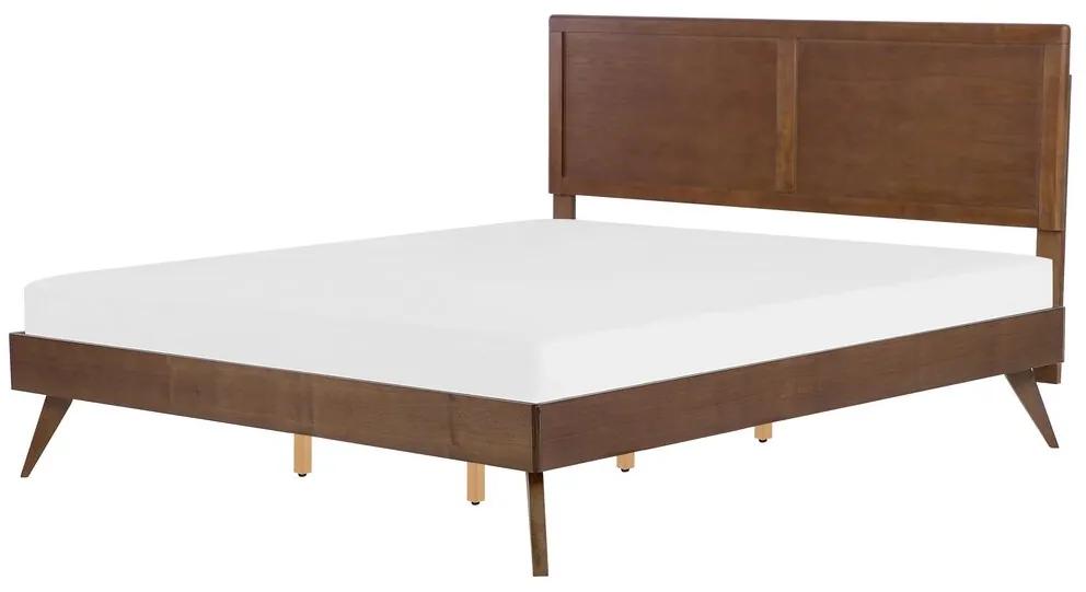 Manželská posteľ 180 cm ISTA (s roštom) (tmavé drevo). Vlastná spoľahlivá doprava až k Vám domov. 1007296