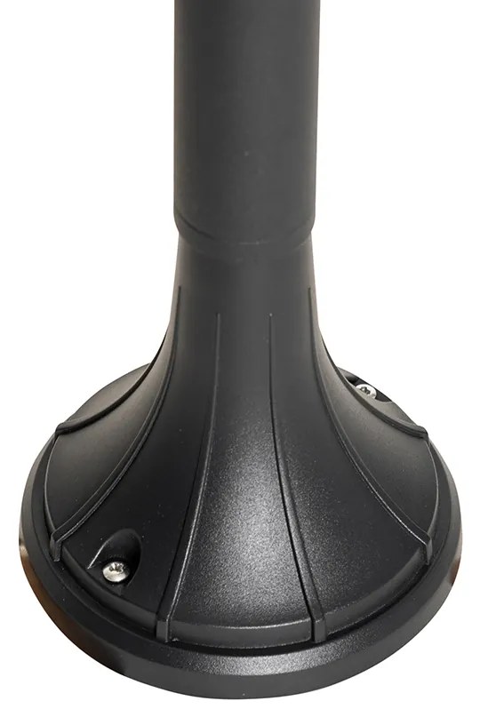 Inteligentná vonkajšia lampa čierna 125 cm IP44 vrátane Wifi A60 - Daphne