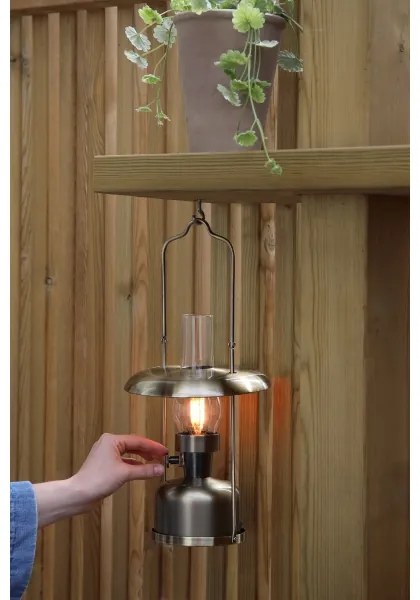 Markslöjd 108894-LED Stmievateľná nabíjacia lampa FANOS LED/2,5W/3,7V 4000 mAh IP44 mosadz