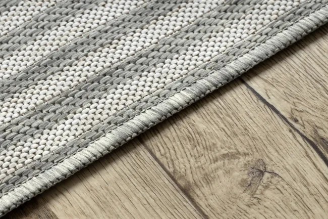 Koberec ORGANIC 2131 geometrický, krémový / sivý / naturálny