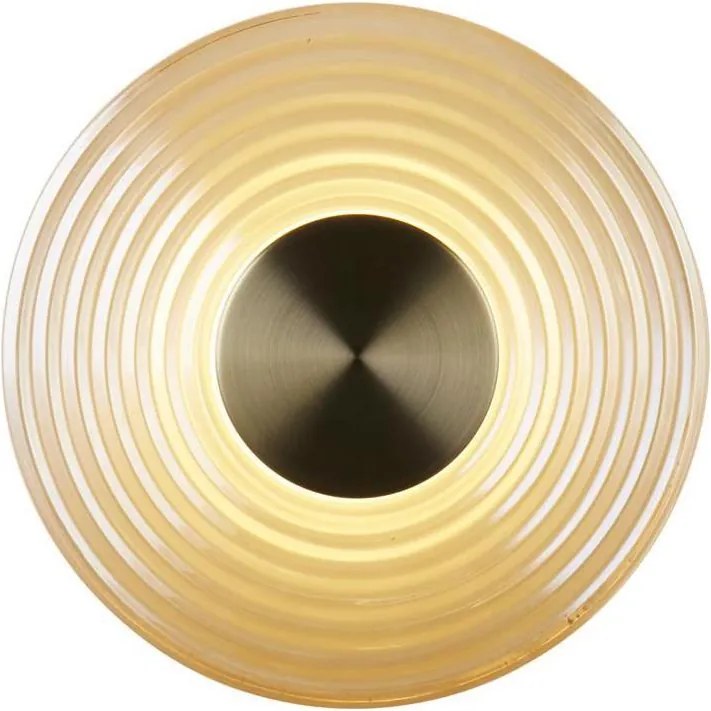 Searchlight 32210AM - LED Stmievateľné nástenné svietidlo CLEO LED/9,4W/230V mosadz