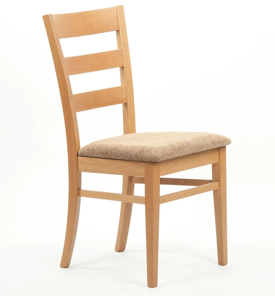 Stima Stolička VIOLA s čalúneným sedákom Vyberte odtieň ->: Buk, Vyberte látku ->: GENEZA soft 66