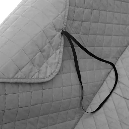 Poťah na rohovú sedačku ľavý PARIS sivý, 200 cm