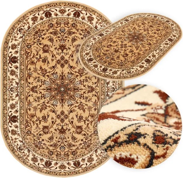 Koberec Agnella Standard Samir béžový ovál