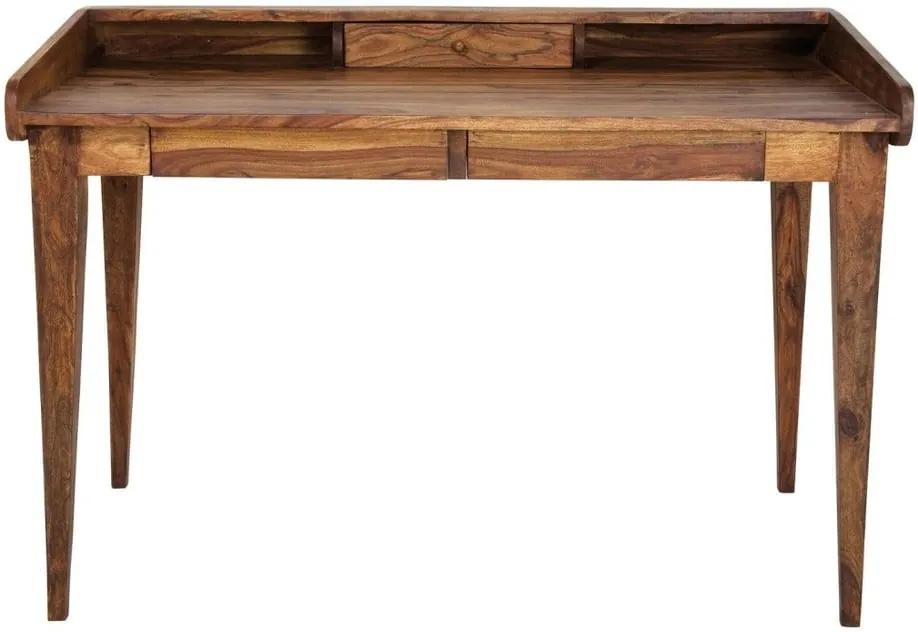 Pracovný stôl z e×otických drevín Kare Design Authentico