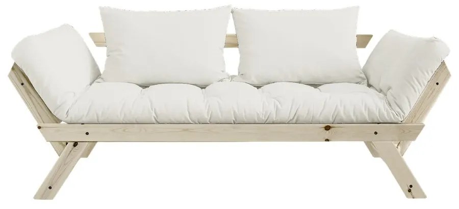 Rozkladacia pohovka so svetlobéžovým poťahom Karup Design Bebop Natural/Natural