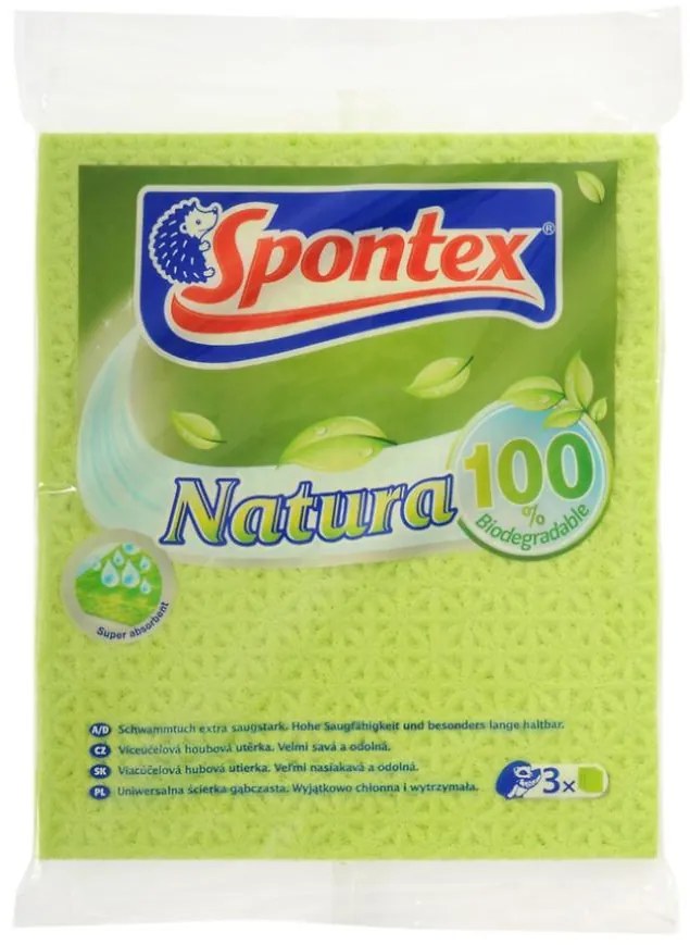 Špongiové utierky Natura – 3 ks