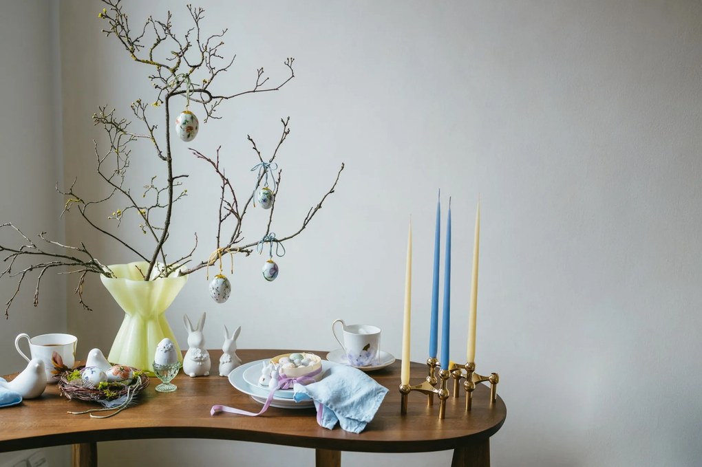 House Doctor Sklenená váza Say / Yellow