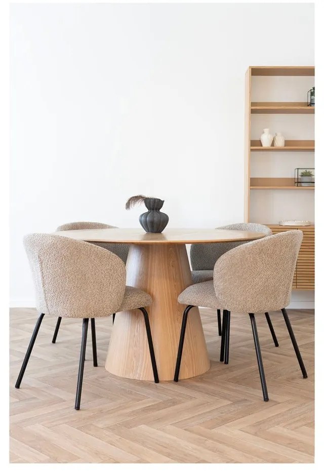 Okrúhly jedálenský stôl s doskou v dekore jaseňového dreva ø 120 cm Bolton – House Nordic