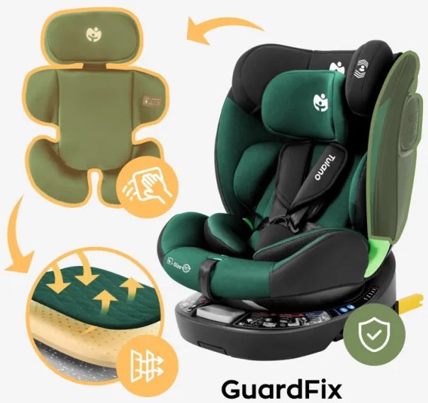Autosedačka Loom 35 čierna / zelená
