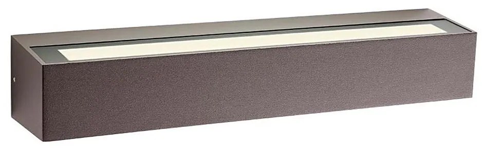 Redo 90261 - LED Vonkajšie nástenné svietidlo AROOS LED/21W/230V 3000K IP65 hnedá