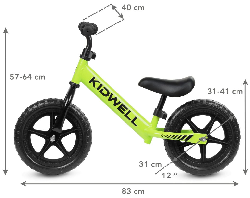 Cykloodrážadlo REBEL Green