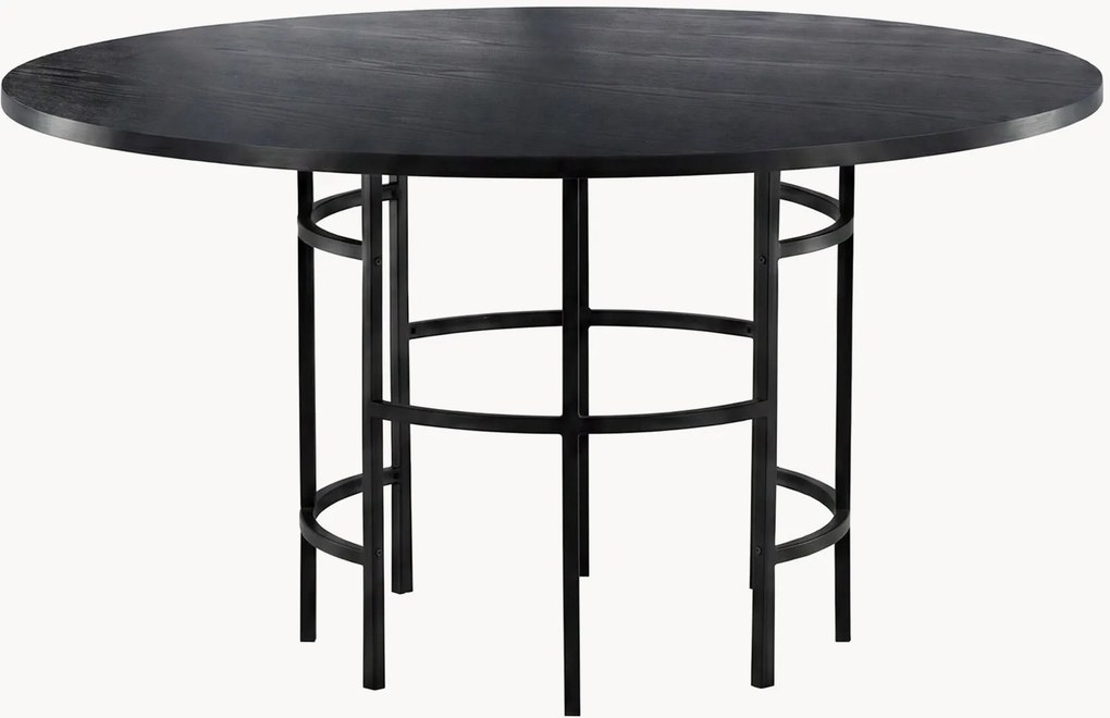 Okrúhly drevený jedálenský stôl Copenhagen, Ø 140 cm
