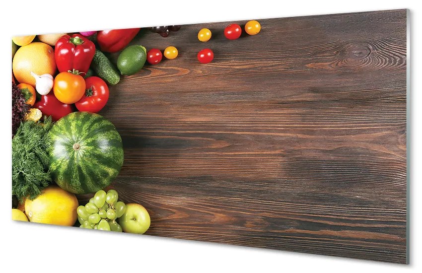 Obraz plexi Melón paradajky kôpor 140x70 cm