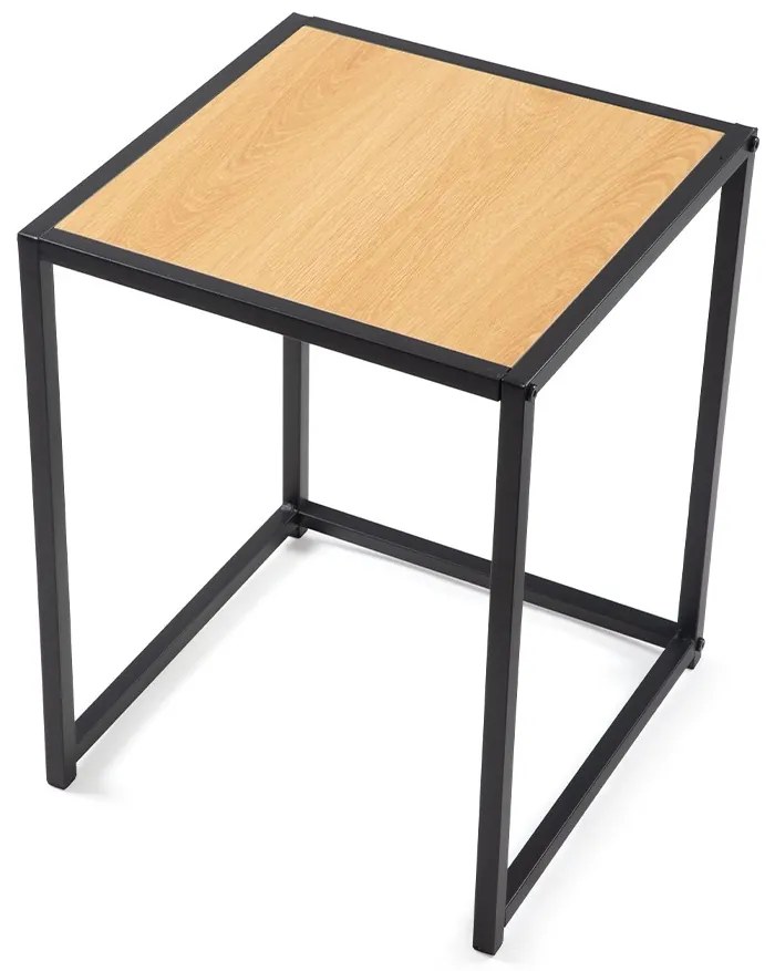 Noela Súprava odkladacích stolíkov s čiernym rámom DUETTA 40, 35