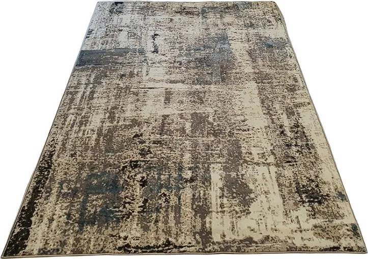 Moderný koberec Luxess 89-Navy v sivo-modrej farbe Rozmer: 60x110 cm