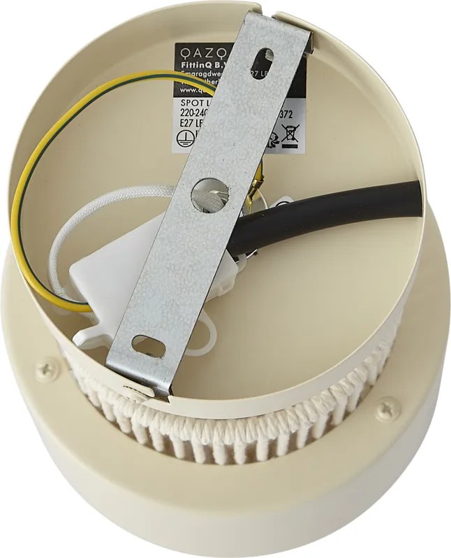 Moderný béžový reflektor s lanom, otočný a naklápací - Kora