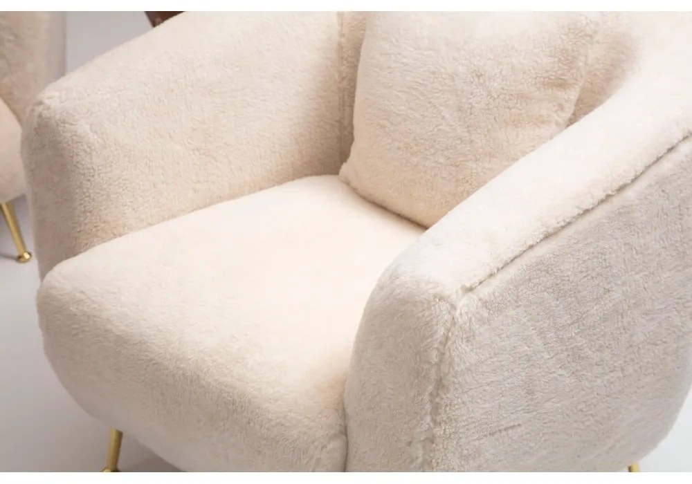 Béžové kreslo Istiridye – Artie