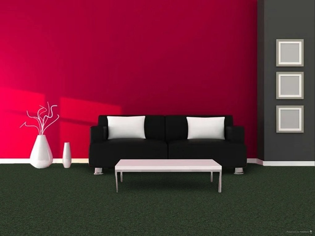 ITC, Koberec metráž Merit new 6781, na mieru, šíře 4m, zelená, ab (mriežka), chodba / predsieň