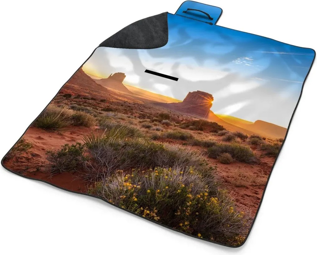 Sablio Plážová deka Skaly v púšti 2: 200x140 cm