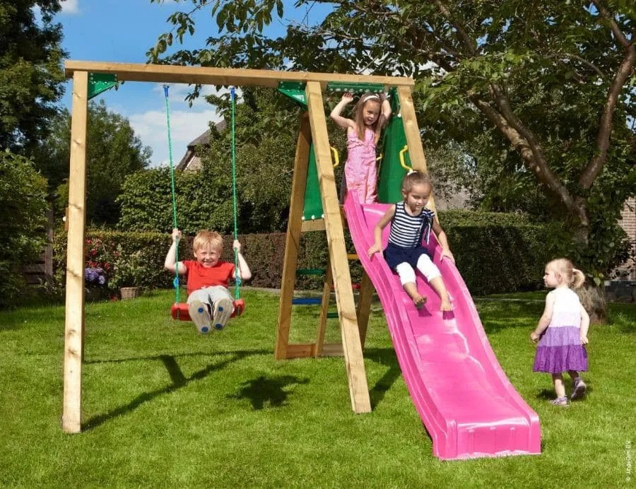 Záhradná hojdačka Peak so šmýkalkou