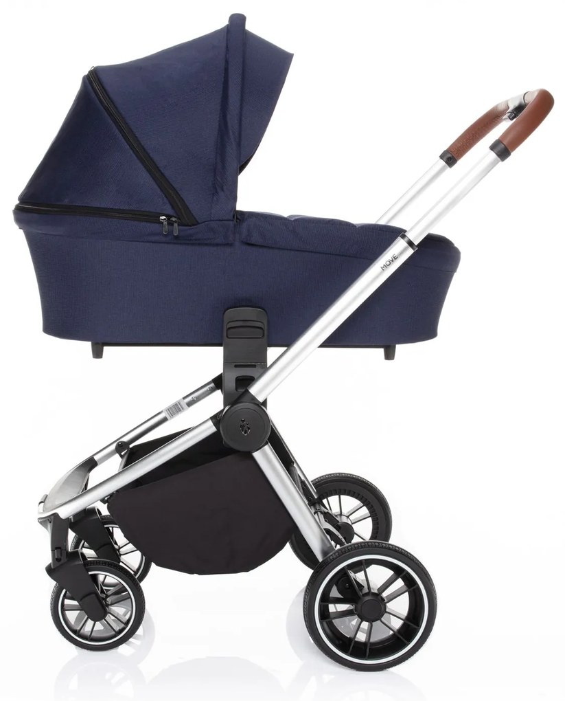 SET kočík Move+ vanička+adaptéry+autosedačka+báza, Sky Blue/Silver