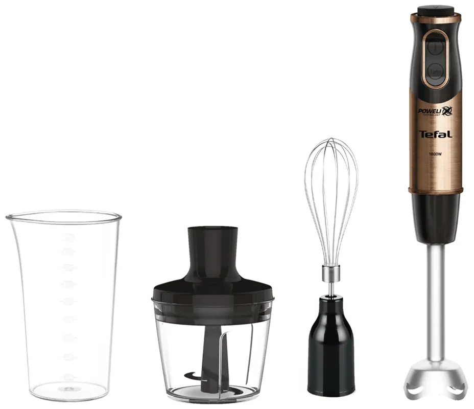 Tyčový mixér Tefal Coppertinto Quickchef HB656G10 Medený/Čierny