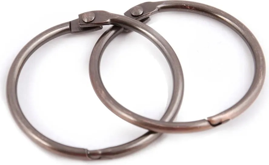 Krúžky k sprchovému závesu v súprave 12 ks v medenej farbe Ringo Small – Spirella