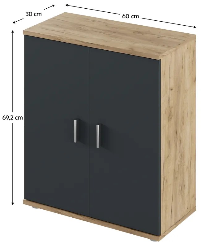 Skriňa ADELI typ 1, dub Artisan