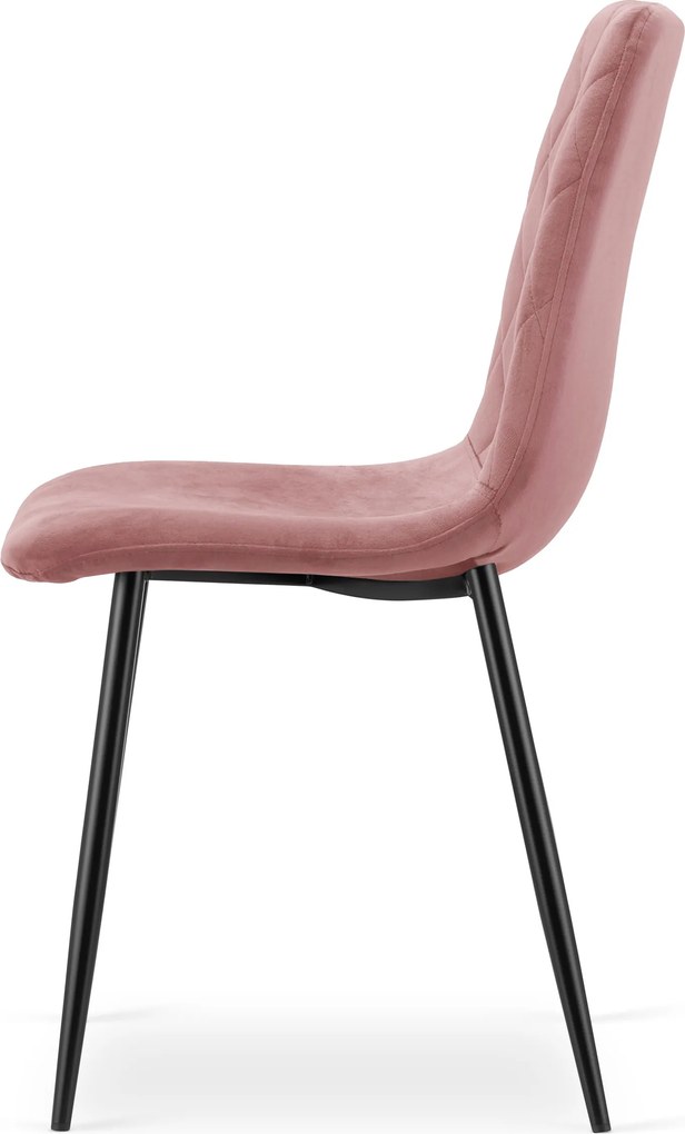 Set 2 kresiel TURIN - ružový zamat
