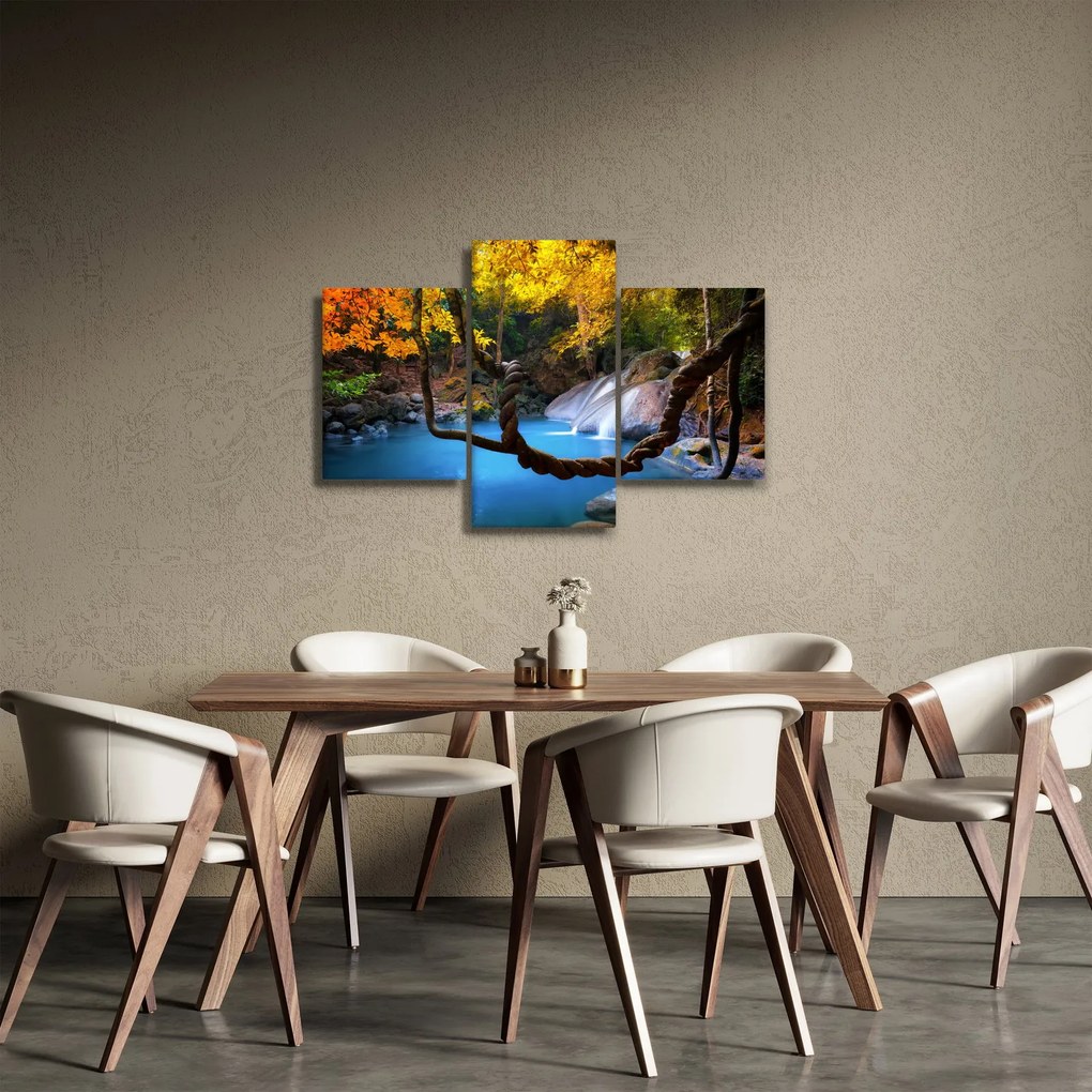 Obraz - Vodopády v Ázii (90x60 cm)