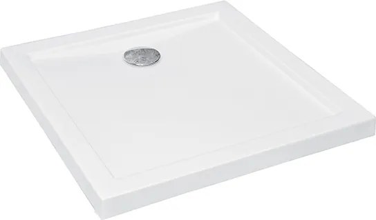 Besco Štvorcová akrylátová sprchová vanička AQUARIUS SQ 80x80 (90x90) SlimLine BESCO-Rozmery: 90x90