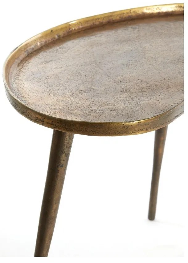 Kovový odkladací stolík 49x67 cm Lienz – Light &amp; Living