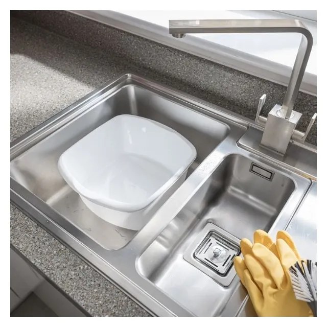 Čierny lavór Addis Rect, 8 l