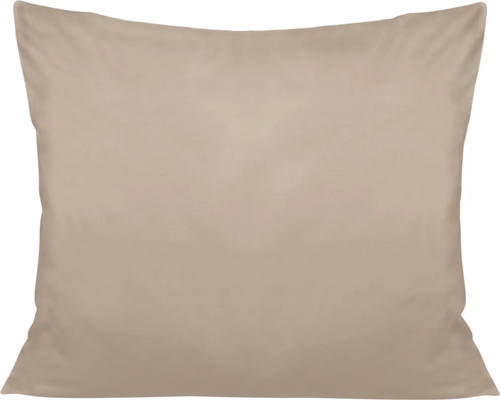 SATÉNOVÁ DEKORAČNÁ OBLIEČKA NA VANKÚŠ SATYNLOVE 40X60 CM TMAVOBÉŽOVÁ